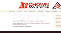 Desktop Screenshot of 46thchownscouts.com